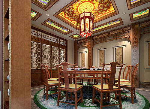 陇南中式古典风格家居装修设计效果图